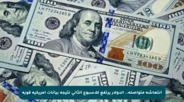 انتعاشة متواصلة.. الدولار يرتفع للأسبوع الثاني نتيجة بيانات أمريكية قوية